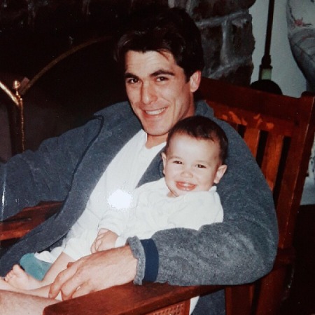 Michael Schoeffling with his daughter Scarlett Schoeffling. 